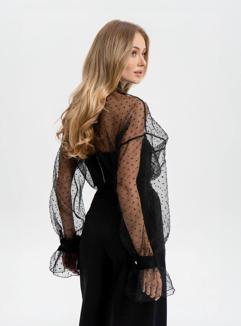 TAŠKUOTI ORGANZOS MARŠKINIAI | PRE-ORDER