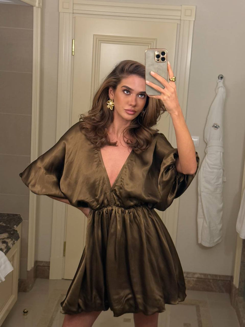 TRUMPA PREMIUM SATINO SUKNELĖ | PRE-ORDER