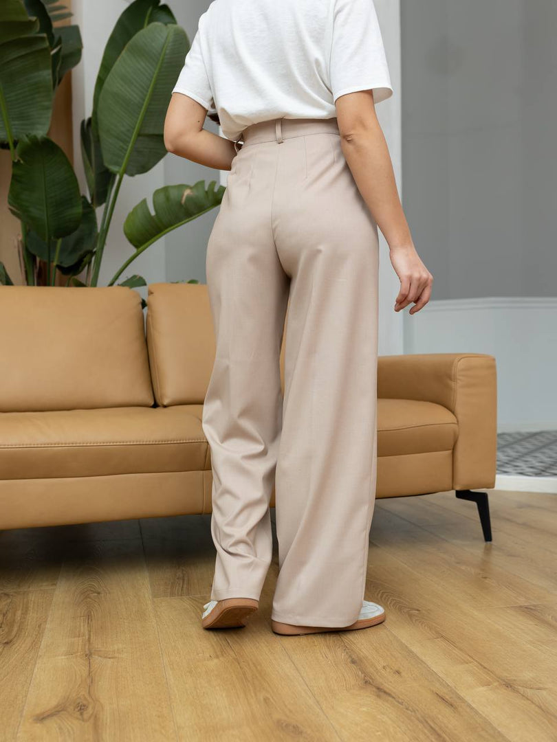 KLASIKINĖS PLISUOTOS KELNĖS | PRE-ORDER